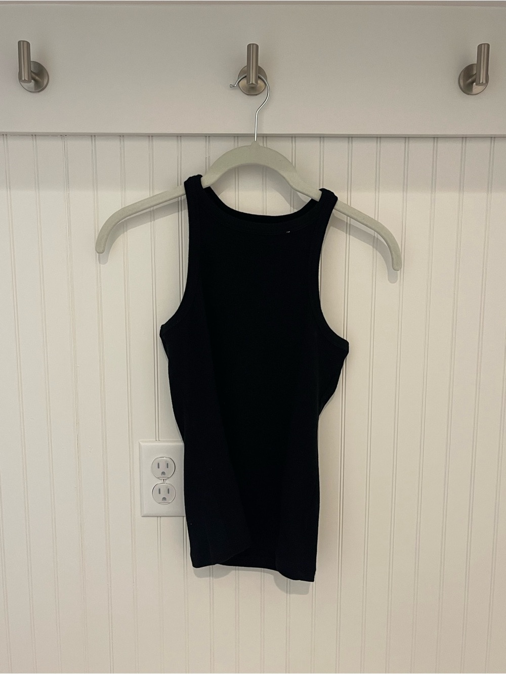Sezane Marcelo Black Tank Top